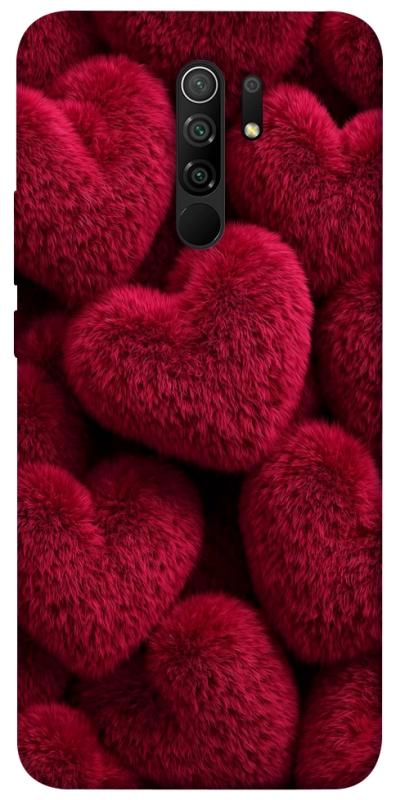 Чехол itsPrint Fluffy hearts для Xiaomi Redmi 9, любовь, купить оптом с доставкой