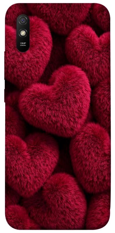 Чехол itsPrint Fluffy hearts для Xiaomi Redmi 9A, любовь, купить оптом с доставкой