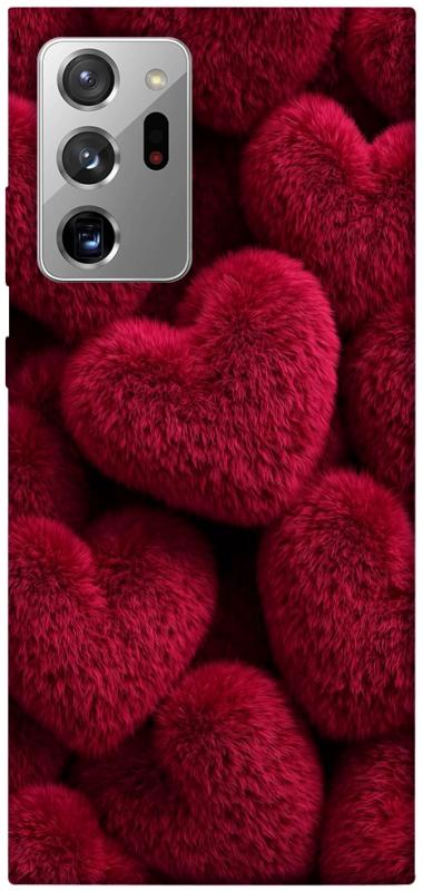 Чехол itsPrint Fluffy hearts для Samsung Galaxy Note 20 Ultra, любовь, купить оптом с доставкой