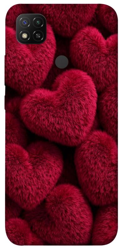Чехол itsPrint Fluffy hearts для Xiaomi Redmi 9C, любовь, купить оптом с доставкой