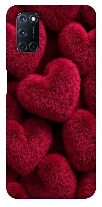 Чехол itsPrint Fluffy hearts для Oppo A52 / A72 / A92, любовь, купить оптом с доставкой