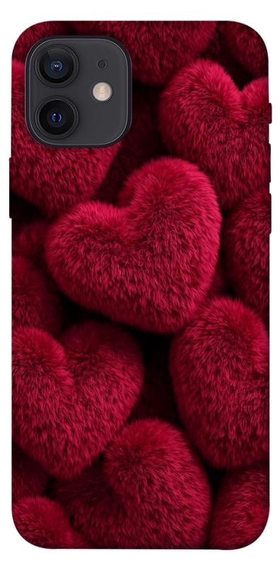 Чехол itsPrint Fluffy hearts для Apple iPhone 12 Pro (6.1"), любовь, купить оптом с доставкой
