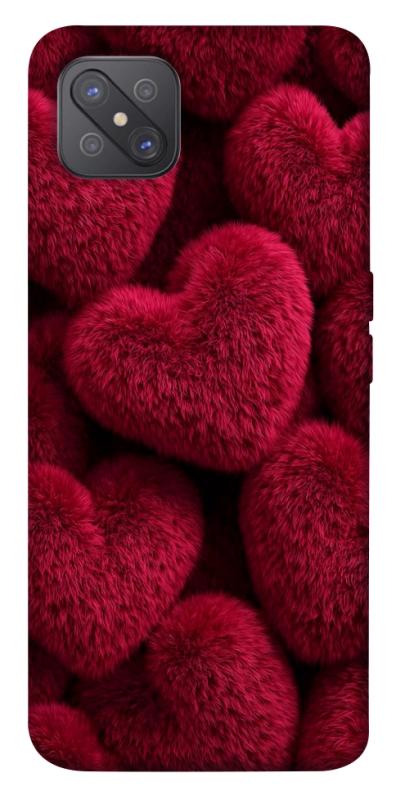 Чехол itsPrint Fluffy hearts для Oppo A92s, любовь, купить оптом с доставкой