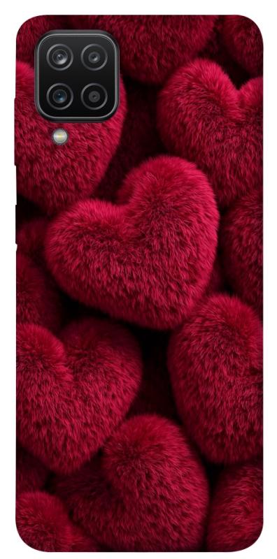 Чехол itsPrint Fluffy hearts для Samsung Galaxy A12, любовь, купить оптом с доставкой