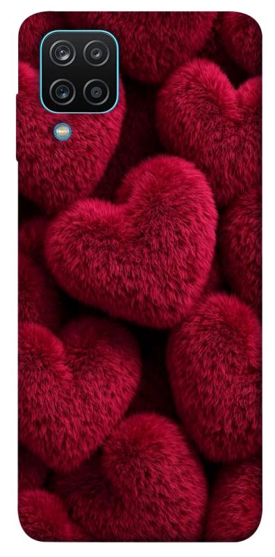 Чехол itsPrint Fluffy hearts для Samsung Galaxy A12, любовь, купить оптом с доставкой