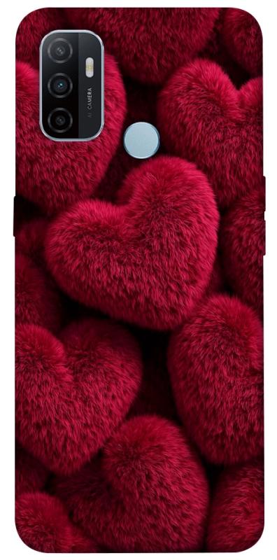 Чехол itsPrint Fluffy hearts для Oppo A53 / A32 / A33, любовь, купить оптом с доставкой