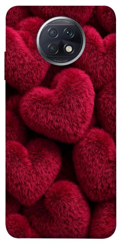 Чехол itsPrint Fluffy hearts для Xiaomi Redmi Note 9 5G / Note 9T, любовь, купить оптом с доставкой