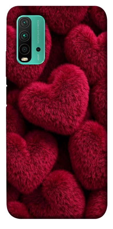 Чехол itsPrint Fluffy hearts для Xiaomi Redmi Note 9 4G / Redmi 9 Power / Redmi 9T, любовь, купить оптом с доставкой