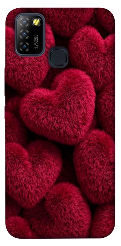Чехол itsPrint Fluffy hearts для Infinix Hot 10 Lite, любовь, купить оптом с доставкой