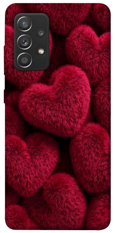 Чохол itsPrint Fluffy hearts для Samsung Galaxy A52 4G / A52 5G, кохання, купити оптом з доставкою