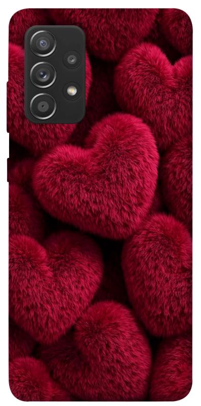 Чехол itsPrint Fluffy hearts для Samsung Galaxy A72 4G / A72 5G, любовь, купить оптом с доставкой
