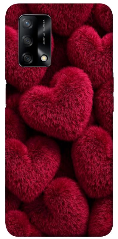 Чехол itsPrint Fluffy hearts для Oppo A74 4G, любовь, купить оптом с доставкой