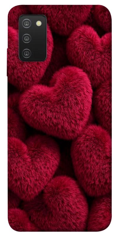 Чехол itsPrint Fluffy hearts для Samsung Galaxy A03s, любовь, купить оптом с доставкой