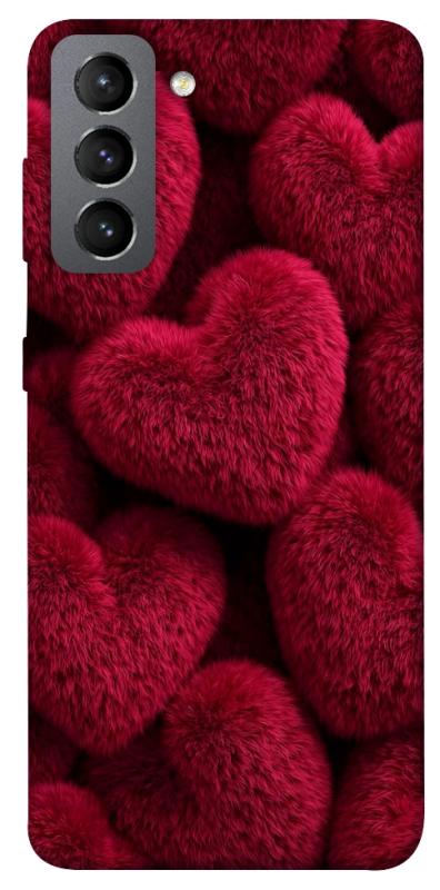 Чехол itsPrint Fluffy hearts для Samsung Galaxy S21 FE, любовь, купить оптом с доставкой