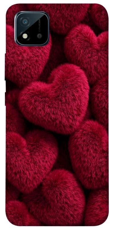Чехол itsPrint Fluffy hearts для Realme C11 (2021), любовь, купить оптом с доставкой