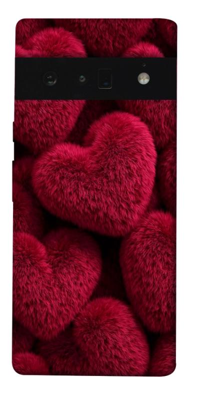 Чехол itsPrint Fluffy hearts для Google Pixel 6 Pro, любовь, купить оптом с доставкой