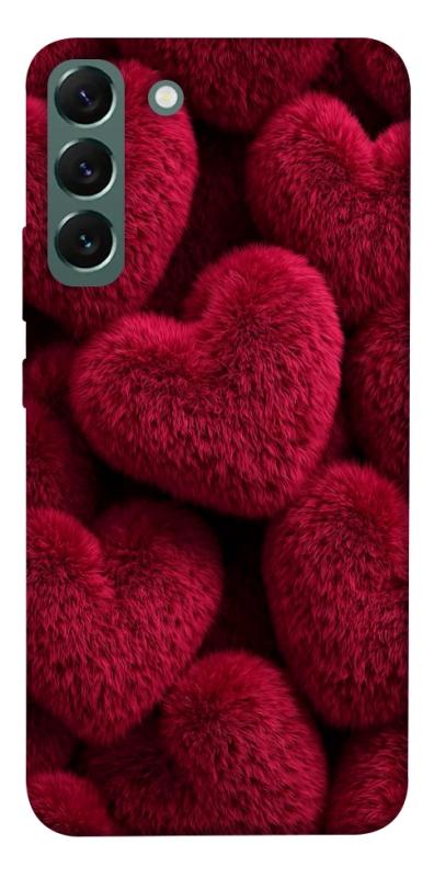 Чехол itsPrint Fluffy hearts для Samsung Galaxy S22+, любовь, купить оптом с доставкой
