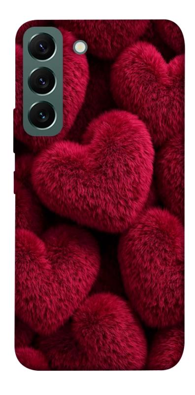 Чехол itsPrint Fluffy hearts для Samsung Galaxy S22, любовь, купить оптом с доставкой
