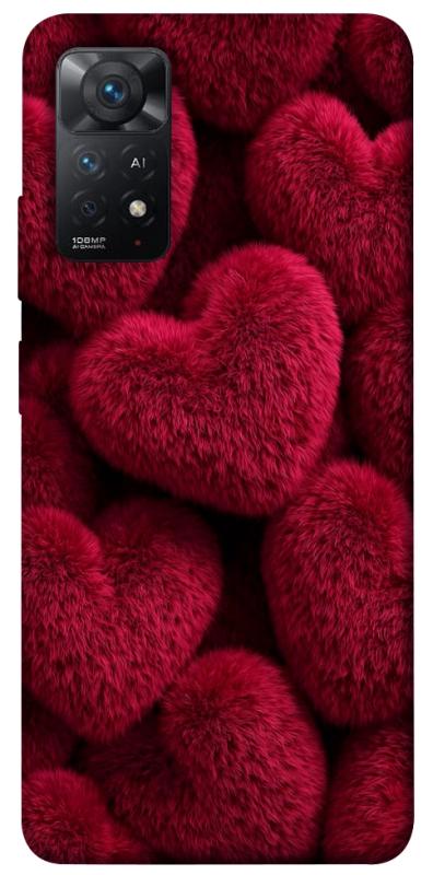 Чехол itsPrint Fluffy hearts для Xiaomi Redmi Note 11 Pro 4G/5G, любовь, купить оптом с доставкой