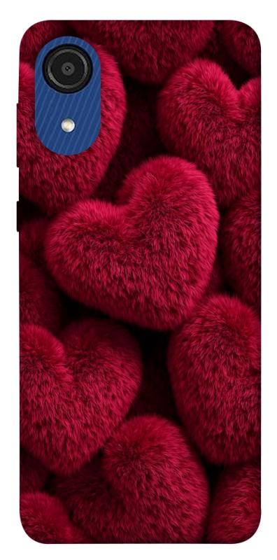 Чехол itsPrint Fluffy hearts для Samsung Galaxy A03 Core, любовь, купить оптом с доставкой