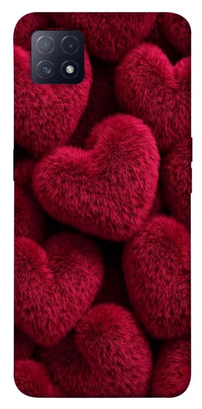 Чехол itsPrint Fluffy hearts для Oppo A72 5G / A73 5G, любовь, купить оптом с доставкой