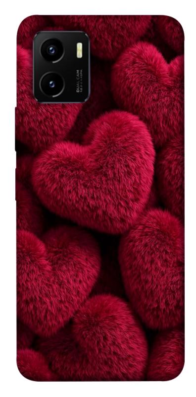 Чехол itsPrint Fluffy hearts для Vivo Y15s, любовь, купить оптом с доставкой