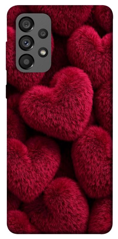 Чехол itsPrint Fluffy hearts для Samsung Galaxy A73 5G, любовь, купить оптом с доставкой