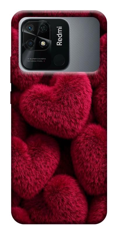 Чехол itsPrint Fluffy hearts для Xiaomi Redmi 10C, любовь, купить оптом с доставкой