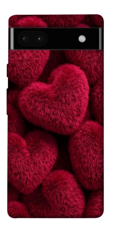 Чехол itsPrint Fluffy hearts для Google Pixel 6a, любовь, купить оптом с доставкой