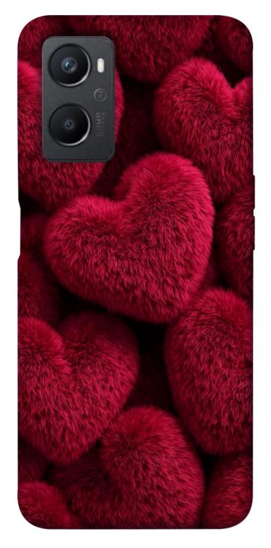 Чехол itsPrint Fluffy hearts для Oppo A96, любовь, купить оптом с доставкой