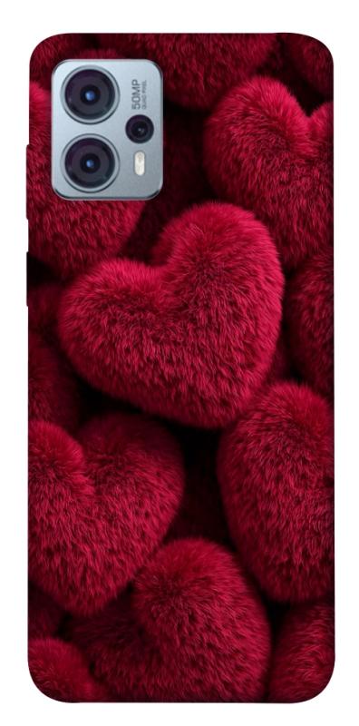 Чехол itsPrint Fluffy hearts для Motorola Moto G23, любовь, купить оптом с доставкой