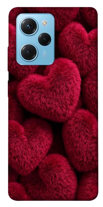 Чехол itsPrint Fluffy hearts для Xiaomi Poco X5 Pro 5G, любовь, купить оптом с доставкой
