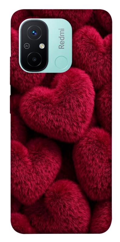 Чехол itsPrint Fluffy hearts для Xiaomi Redmi 12C, любовь, купить оптом с доставкой