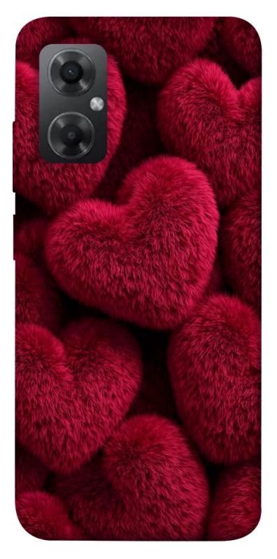 Чехол itsPrint Fluffy hearts для Xiaomi Redmi Note 11R, любовь, купить оптом с доставкой