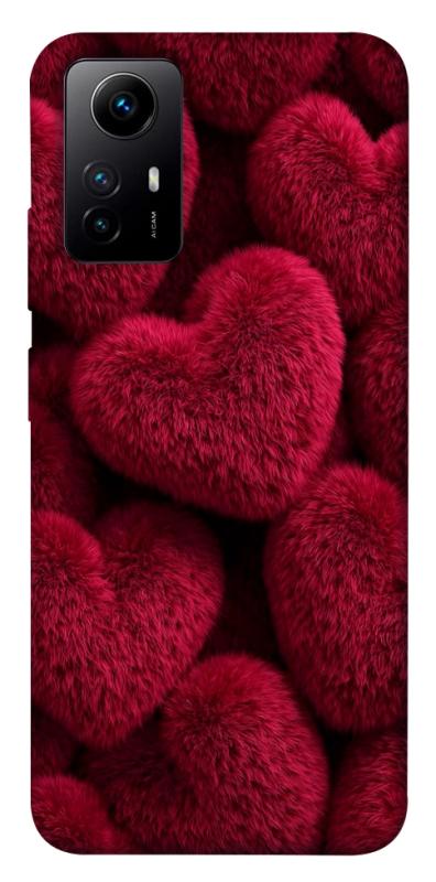 Чехол itsPrint Fluffy hearts для Xiaomi Redmi Note 12S, любовь, купить оптом с доставкой