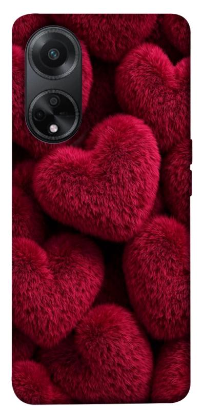 Чехол itsPrint Fluffy hearts для Oppo A98, любовь, купить оптом с доставкой