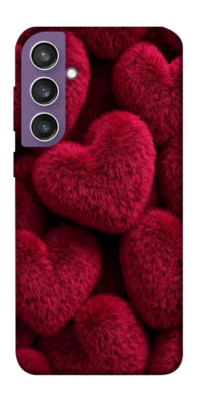 Чехол itsPrint Fluffy hearts для Samsung Galaxy S23 FE, любовь, купить оптом с доставкой