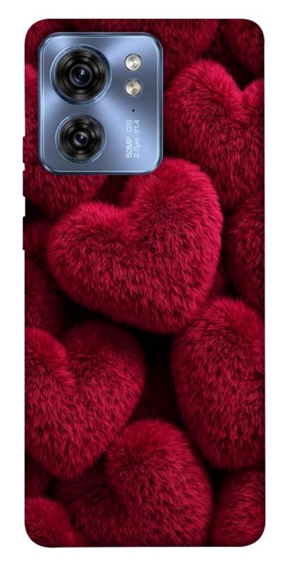 Чехол itsPrint Fluffy hearts для Motorola Edge 40, любовь, купить оптом с доставкой