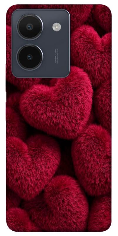 Чехол itsPrint Fluffy hearts для Vivo Y36, любовь, купить оптом с доставкой