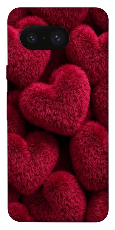 Чехол itsPrint Fluffy hearts для Google Pixel 8, любовь, купить оптом с доставкой