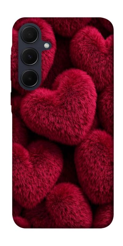 Чохол itsPrint Fluffy hearts для Samsung Galaxy A55, кохання, купити оптом з доставкою