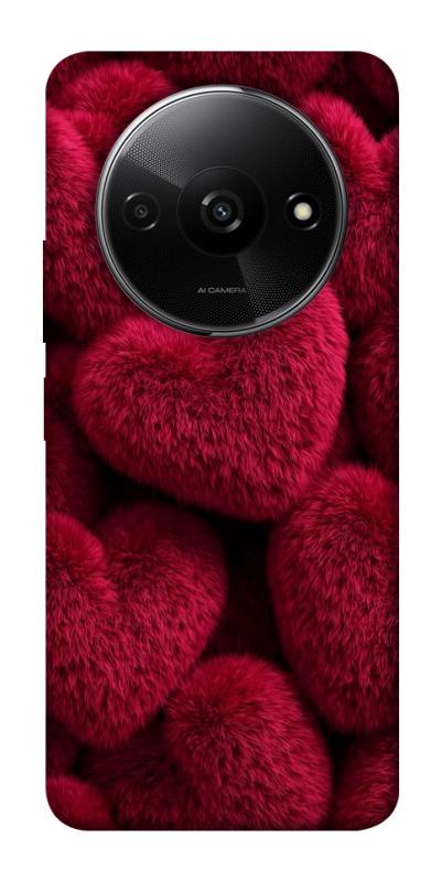 Чехол itsPrint Fluffy hearts для Xiaomi Redmi A3, любовь, купить оптом с доставкой