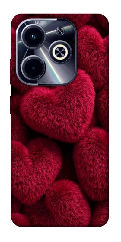 Чехол itsPrint Fluffy hearts для Infinix Hot 40i, любовь, купить оптом с доставкой