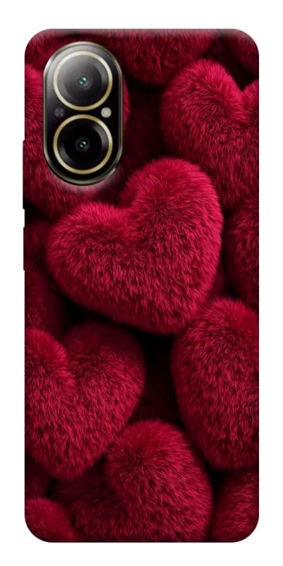 Чехол itsPrint Fluffy hearts для Realme C67 4G, любовь, купить оптом с доставкой