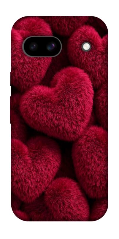 Чехол itsPrint Fluffy hearts для Google Pixel 8a, любовь, купить оптом с доставкой