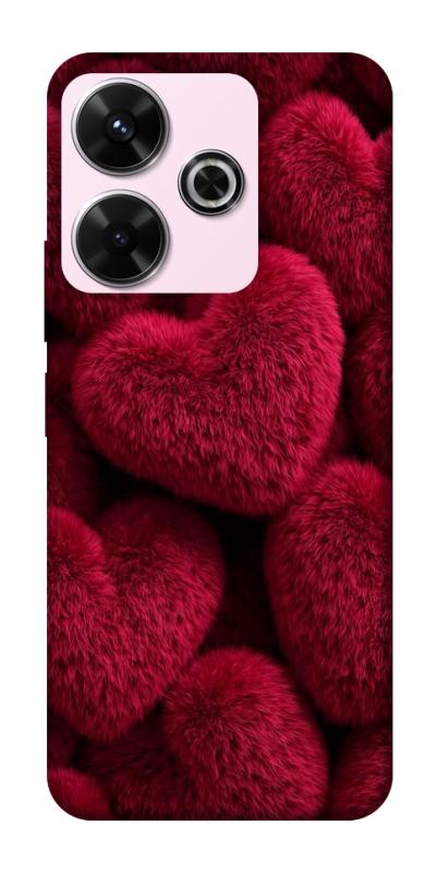 Чехол itsPrint Fluffy hearts для Xiaomi Redmi 13 4G / Poco M6 4G, любовь, купить оптом с доставкой