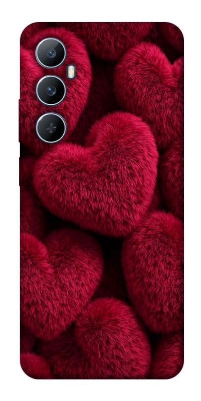Чехол itsPrint Fluffy hearts для Realme C65 4G, любовь, купить оптом с доставкой
