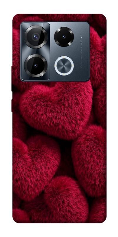 Чехол itsPrint Fluffy hearts для Infinix Note 40 Pro 4G, любовь, купить оптом с доставкой