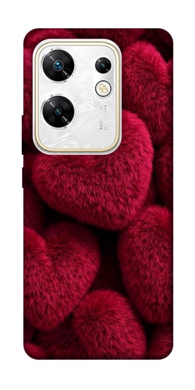 Чехол itsPrint Fluffy hearts для Infinix Zero 30 4G, любовь, купить оптом с доставкой