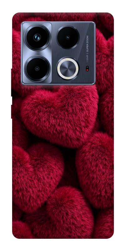 Чехол itsPrint Fluffy hearts для Infinix Note 40 4G, любовь, купить оптом с доставкой